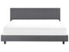 Fabric EU Super King Bed Grey ALBI_725816