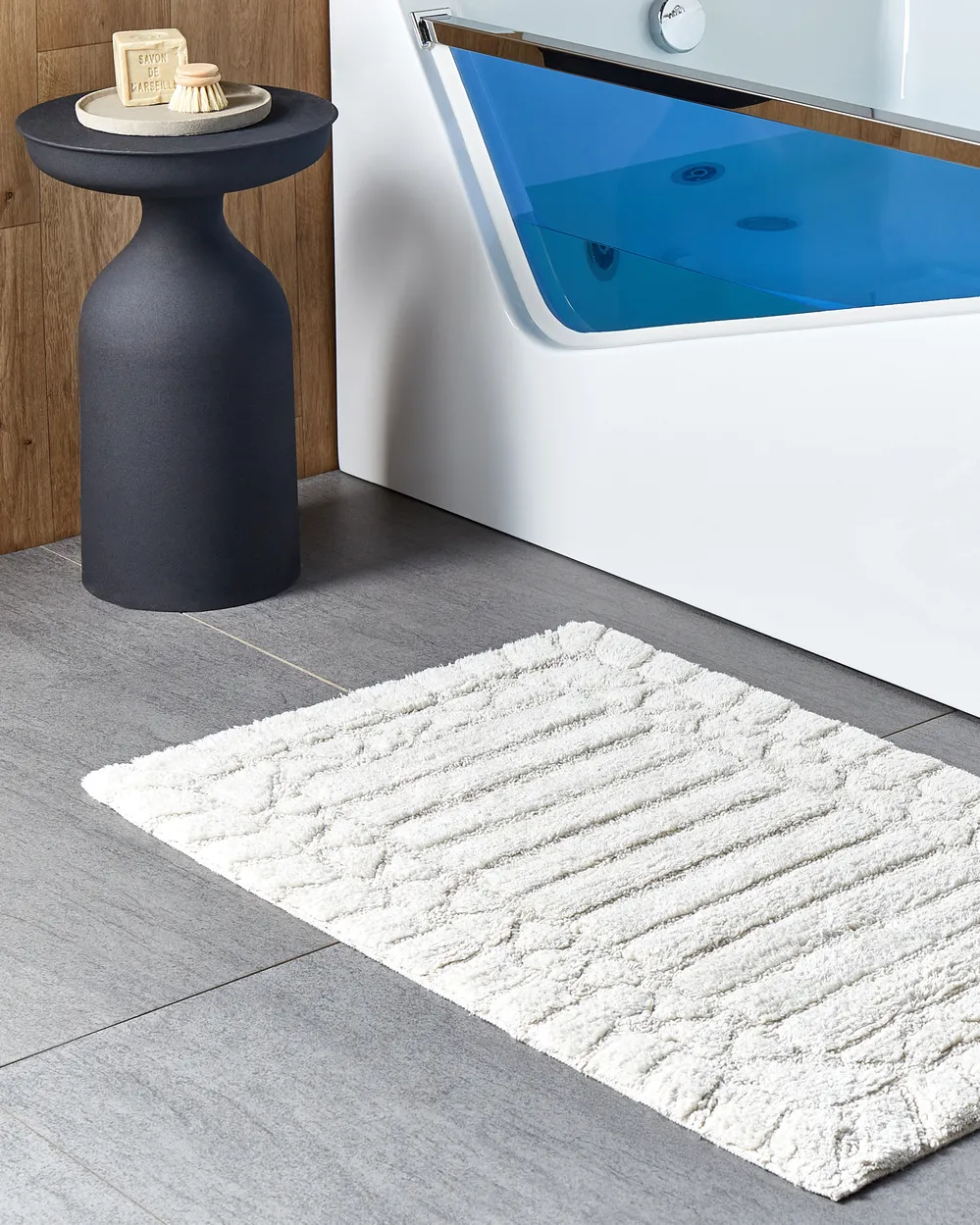 Tappeto da bagno TEKKE Beige chiaro 60 x 90 cm Cotone_917248