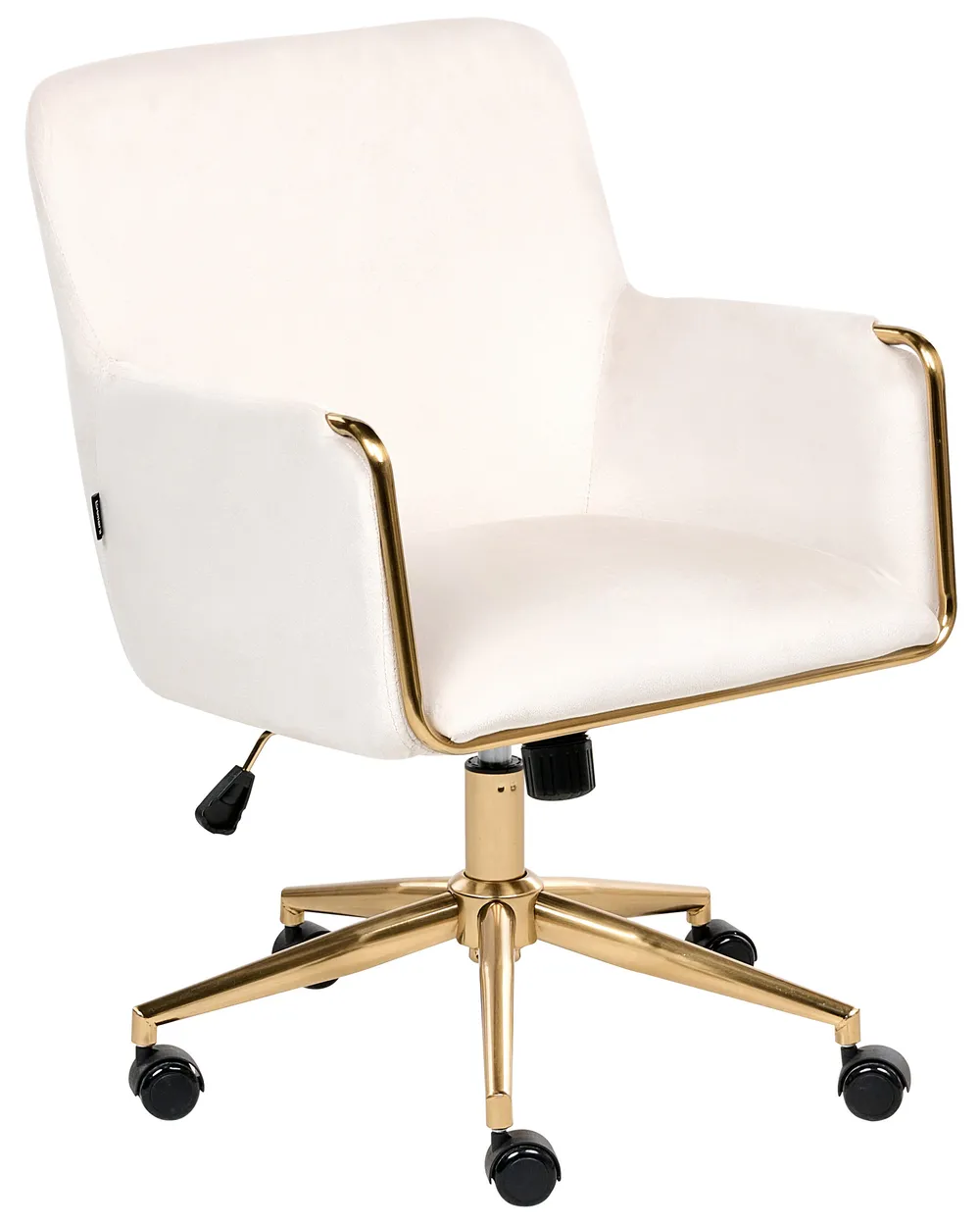 Sedia da scrivania ALTONA Velluto Bianco sporco_998557