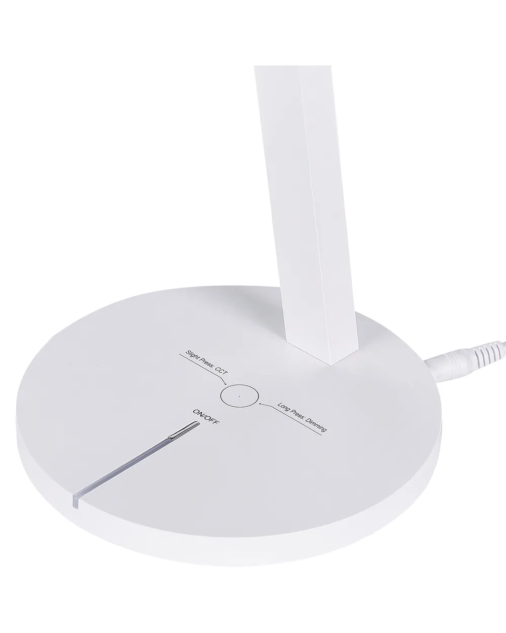 LED Desk Lamp DORADO with Dimmer Metal White_855036