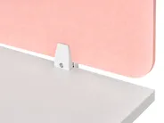 Desk Screen SPLIT 120 x 50 cm Peach Pink_1050607