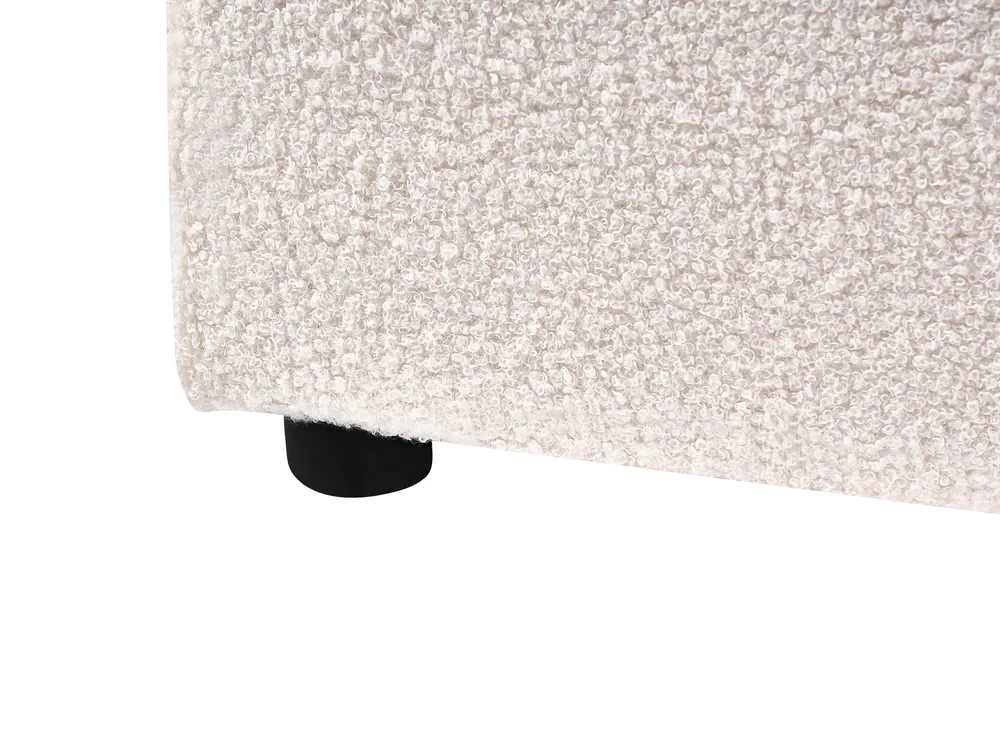 Bed Boucle LAVAUR 180 x 200 cm (EU Super King) Off-White_985486