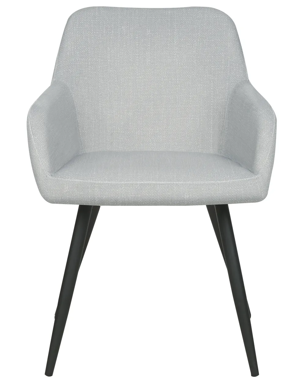 Set of 2 Dining Chairs CASMALIA Velvet Light Grey_898898