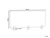 Desk Screen 180 x 40 cm Light Grey WALLY_800768