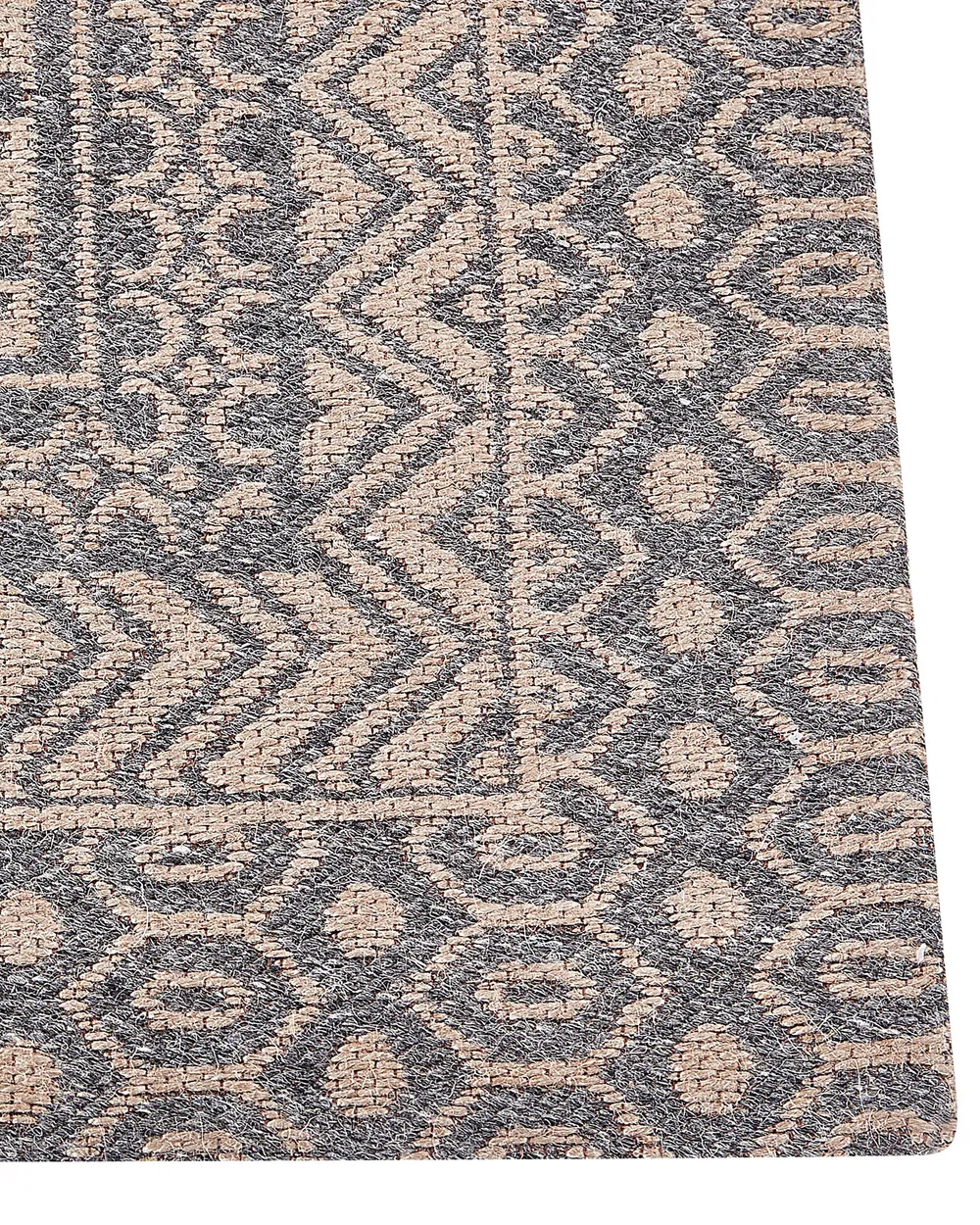 Szőnyeg BAGLAR Szürke 80 x 150 cm Juta zsákvászon_853364