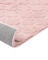 Tappeto pelliccia sintetica rosa 160 x 230 cm GHARO_866750