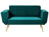 Divano letto velluto verde smeraldo SAARELA_932665