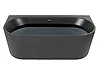 Back to Wall Bathtub GOCTA 1700 x 800 mm Black