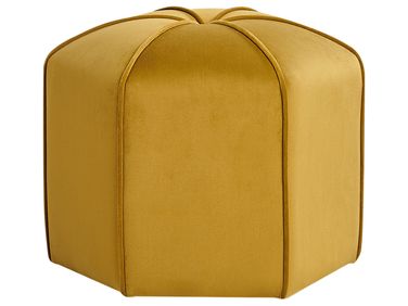 Rahi sametti keltainen ⌀ 45 cm WISHEK | Beliani.fi