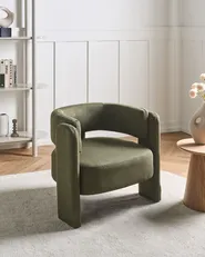 Poltrona MAGGEBY Tessuto Verde_1085638