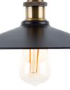 Metal Pendant Lamp Black SWIFT Large_690935