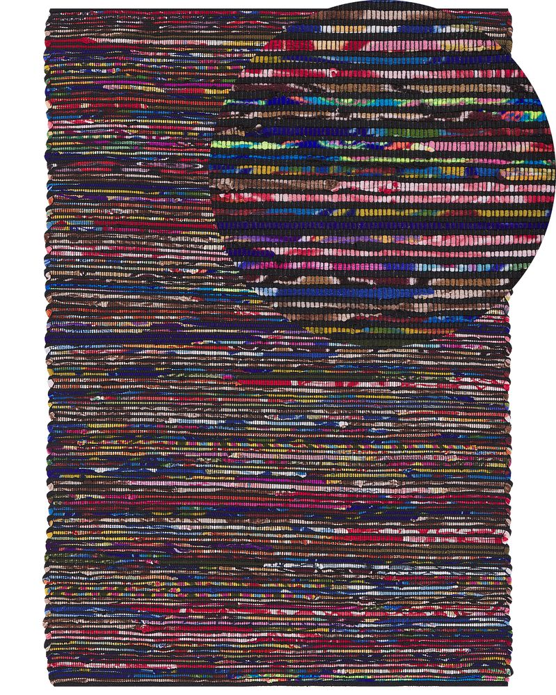 Rug BARTIN Black 160 x 230 cm