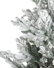 Artificial Snowy Christmas Tree BRISCO 210 cm White_832234