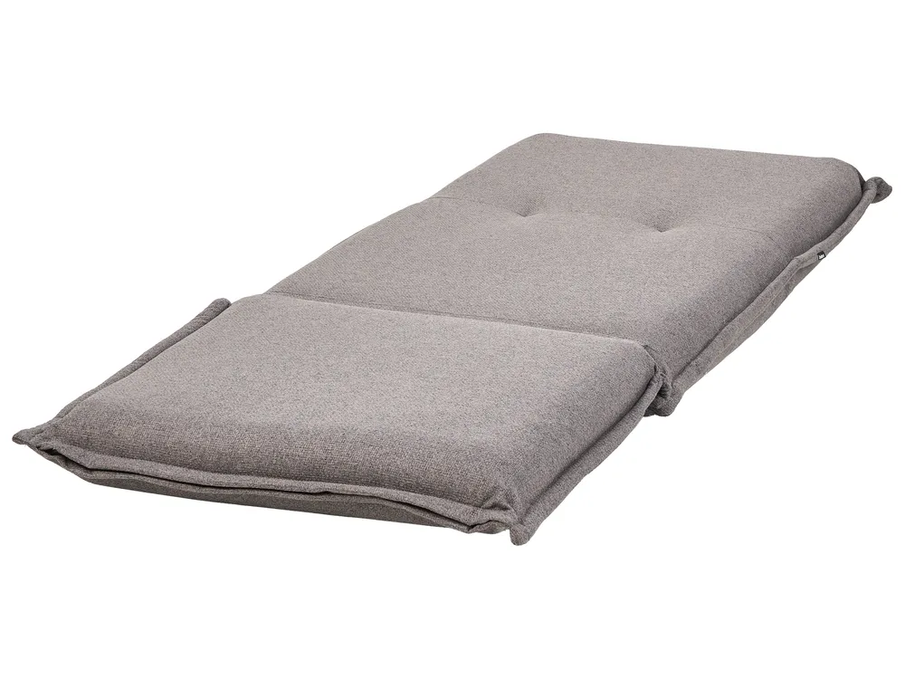 Single Sofa Bed DELLEN Fabric Dark Grey_1031394
