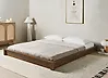 Cama sin cabecero Madera ANTRAS 160 x 200 cm Marrón oscuro