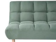Sofa Bed 2 Seater RISOR Fabric Light Green_1053588