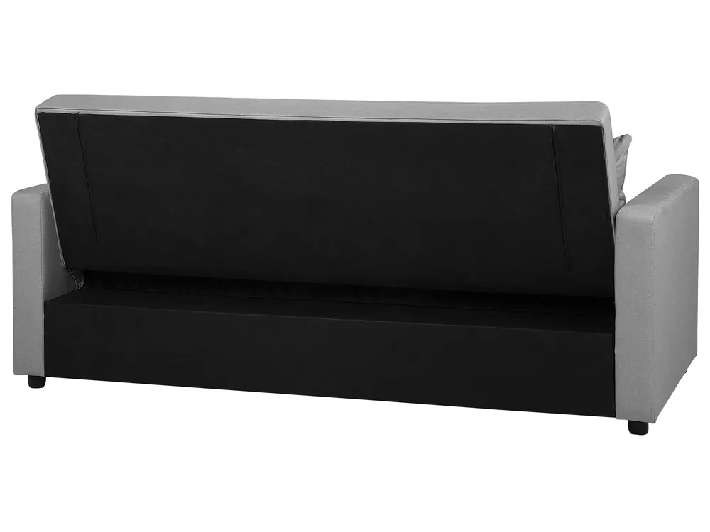 Divano letto 3 posti GLOMMA Tessuto Grigio chiaro_718048