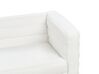 Conjunto de sofás 5 lugares em tecido bouclé branco-creme HOFN_917459