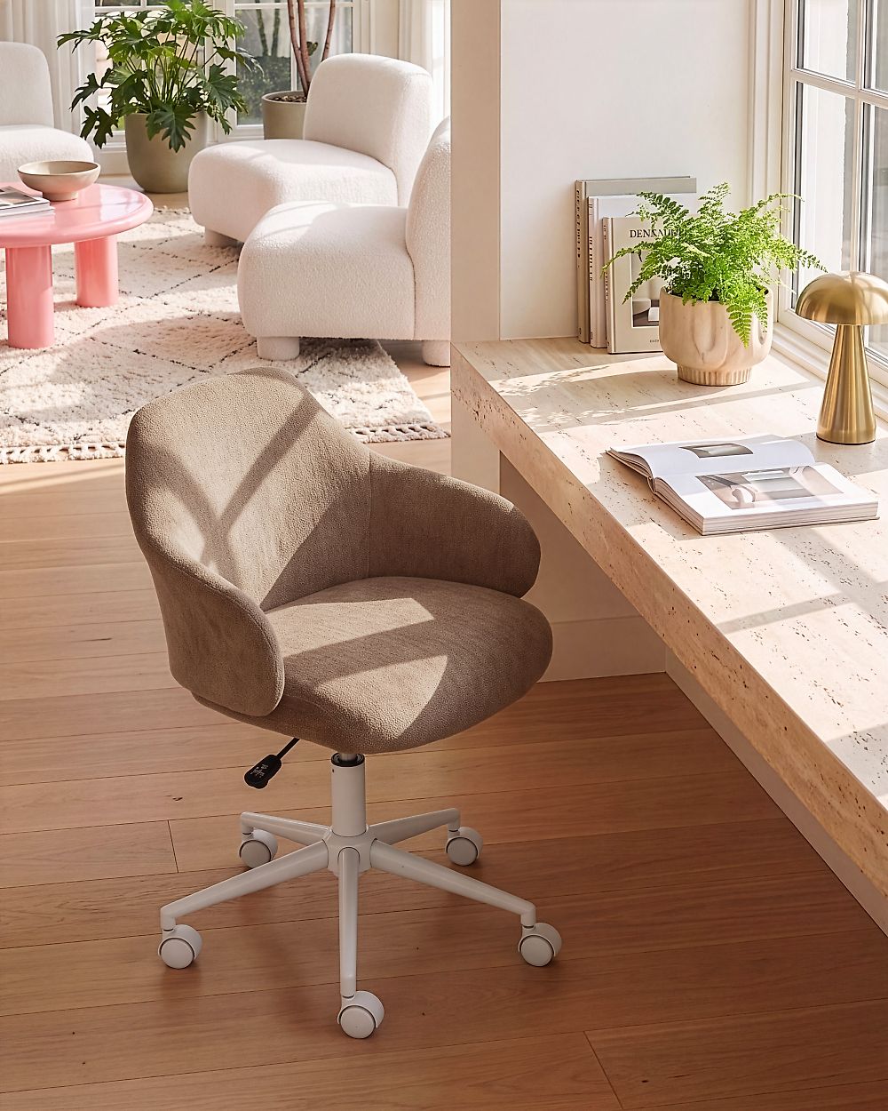 Chaise de bureau RIVLAV Marron
