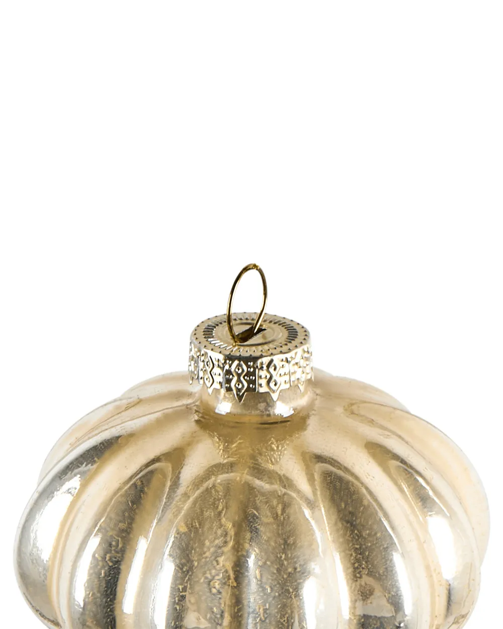 Set of 24 Baubles WINTERLIGHT Glass Rose Gold_1028484