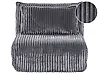 Single Sofa Bed LYSEKIL Corduroy Grey