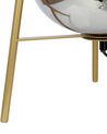 Lampa stołowa metalowa złota MENA_841544