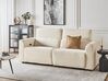 Sofa z elektryczną funkcją relaksu z ładowarką sztruksowa beżowa ULVEN_911576