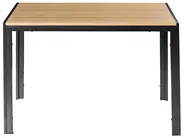 Tavolo da pranzo MANN Marrone/Nero 120 cm 80 cm_1001797