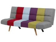 Sofa Bed 2 Seater INGARO Fabric Multicolour_711933