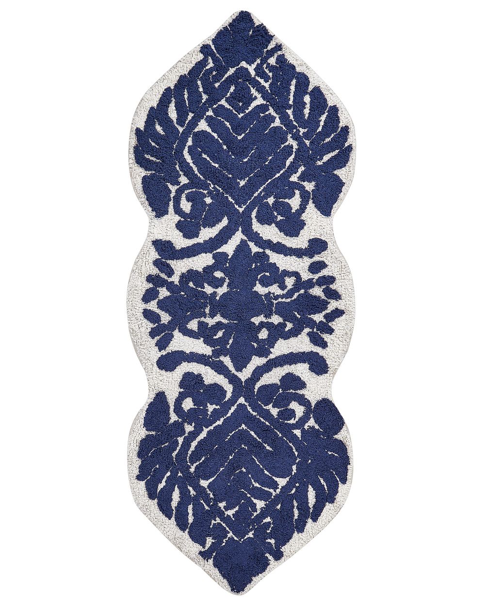 Badmat CANBAR Marineblauw 150 x 60 cm Katoen