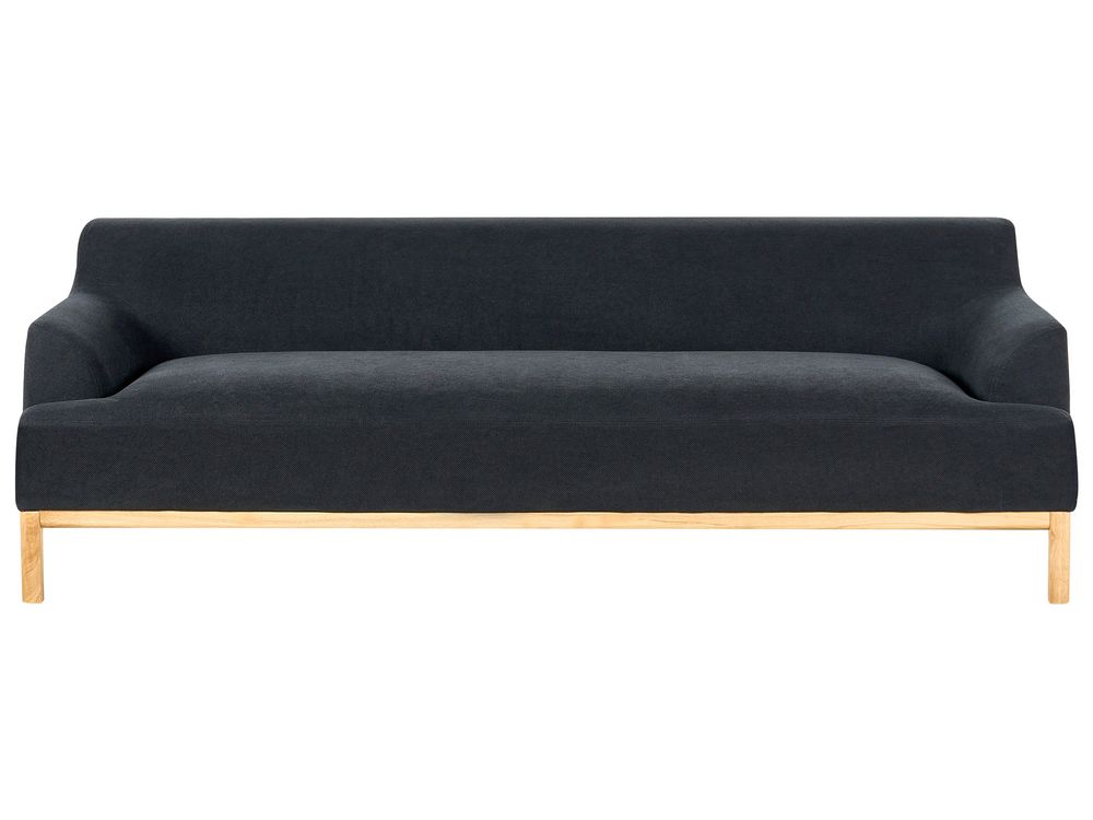 Sofa dla 3 osób SOSJO Czarny