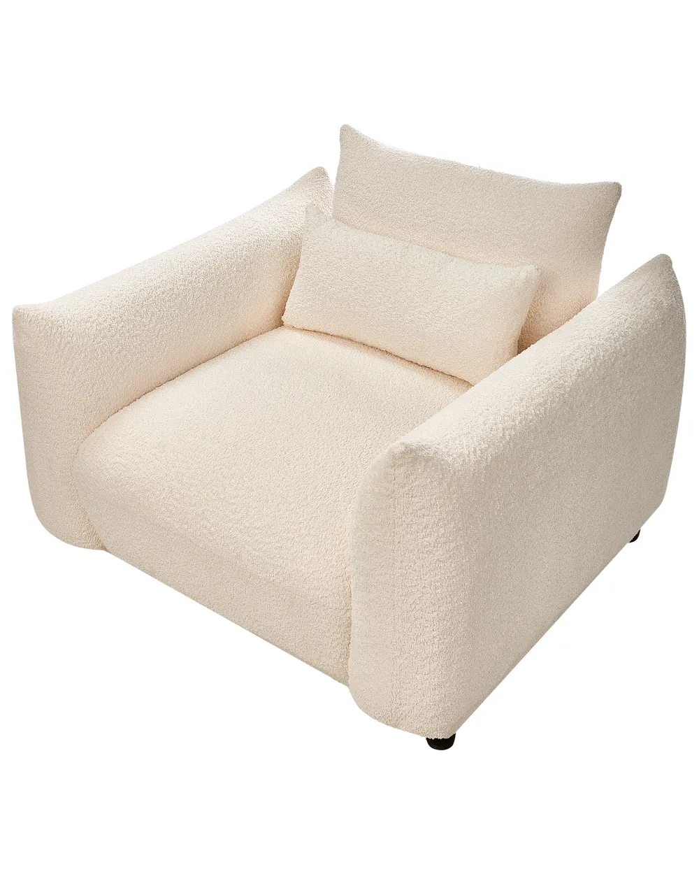 Poltrona JAMSA Bouclé Bianco sporco_927714