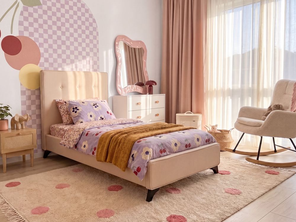 Bed Fabric AMBASSADOR 90 x 200 cm (EU Single) Beige