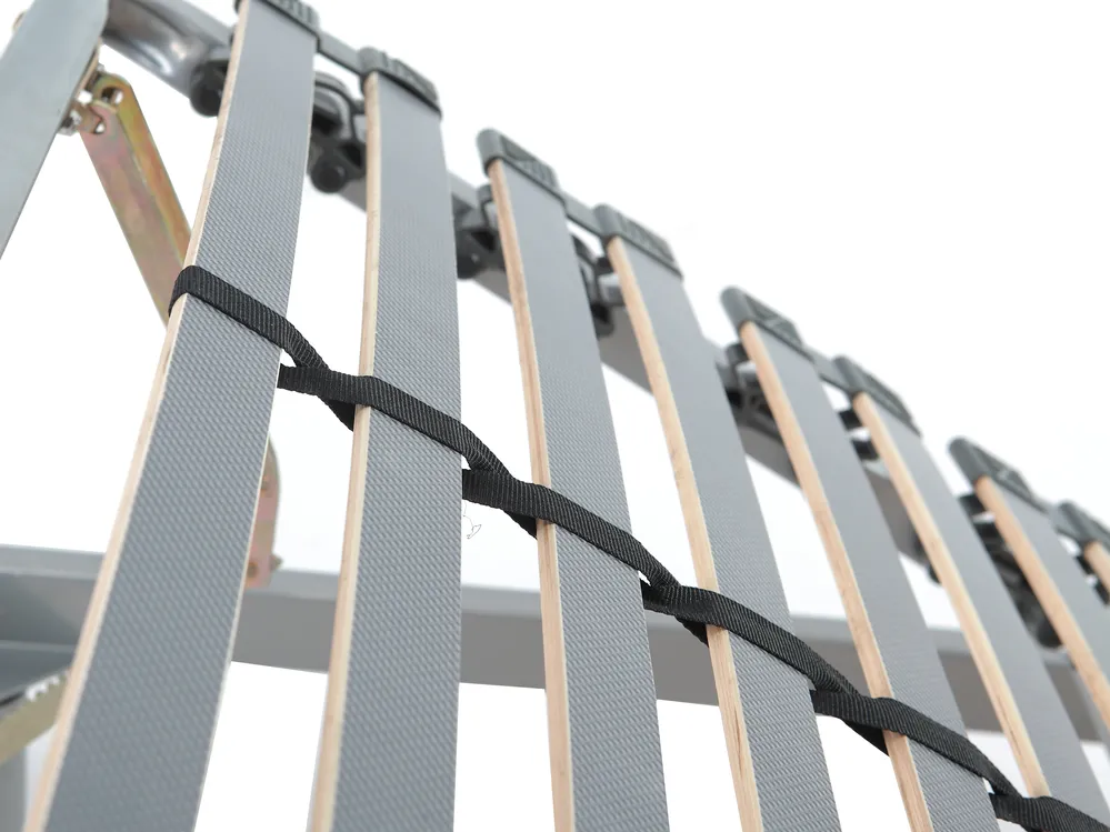Manually Adjustable Bed Frame RESPITE 90 x 200 cm (EU Single) Silver_258314