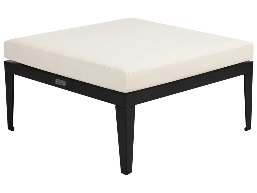 Garden Lounge Set with Table and Ottoman 4 Seater BRACCIANO Certified Acacia Wood Light Beige Right Hand_955534