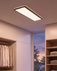 LED Ceiling Lamp ARDENZA with Remote with Dimmer Black_1168038