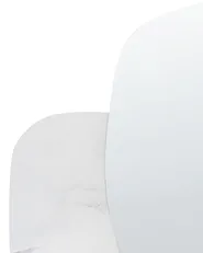 Lustro ścienne ARVERT 60 cm 80 cm Biały marmur_1003398