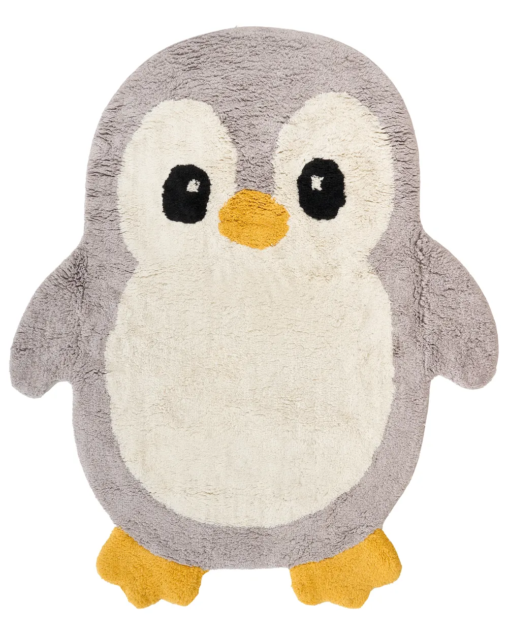 Tappeto per bambini WADDLES Grigio 100 x 120 cm Cotone