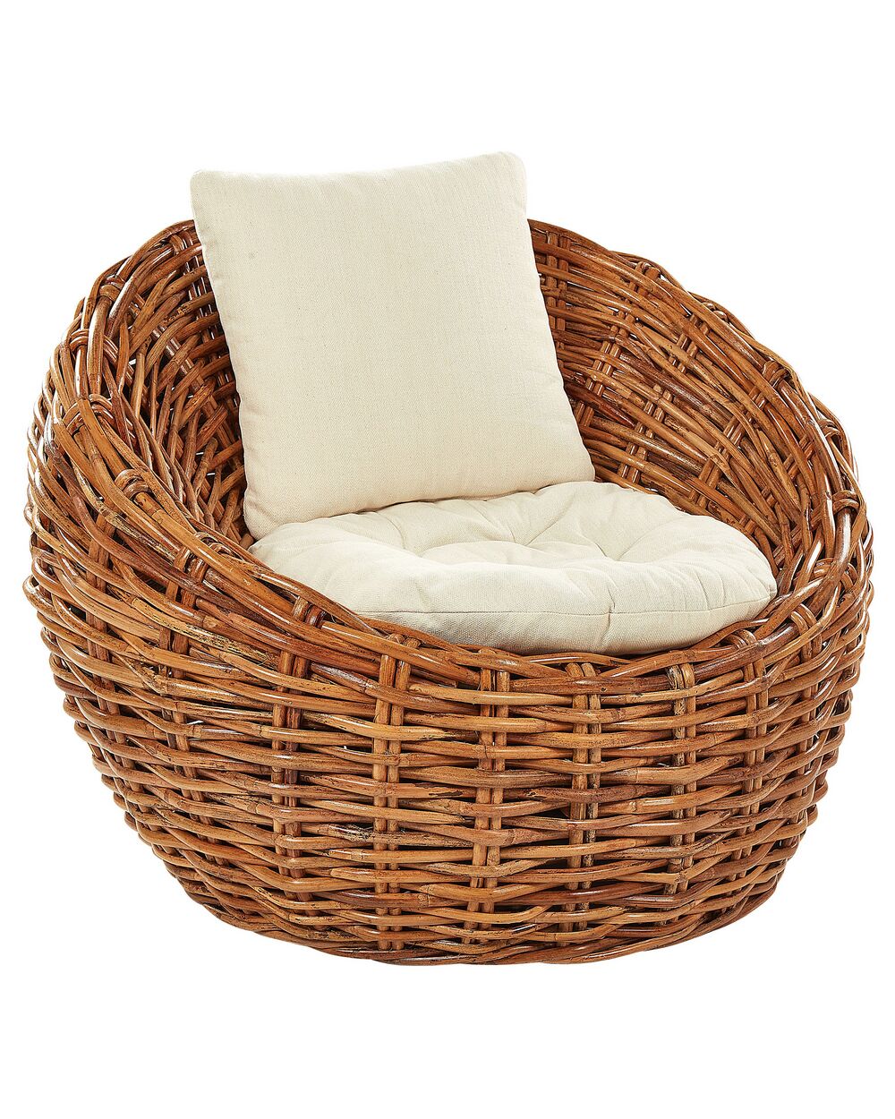 Garden Chair LERICI Rattan Natural Beliani
