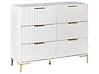6 Drawer Chest WALCOTT White