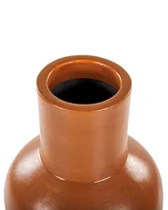 Wazon dekoracyjny KARFI 37 cm Ceramika Pomarańczowy_850416