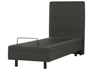 Adjustable Bed Fabric DUKE II 80 x 200 cm (EU Small Single) Dark Grey_987329
