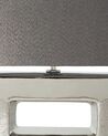 Stříbrná hedvábná noční stolní lampa ONYX_541735