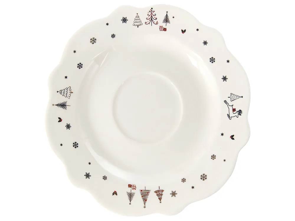 Zastawa stołowa 20-częściowa PERILLA Porcelana Biały_1192006