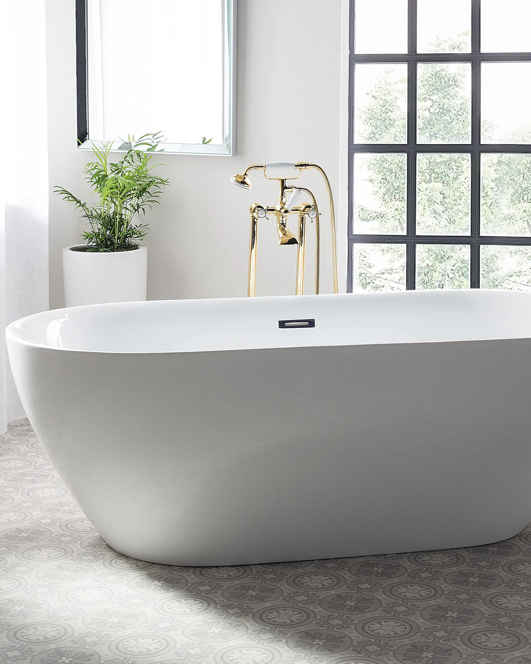 Freestanding Bathtub Faucet HEBBE Gold_735755