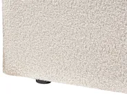 Bett mit Stauraum BRENON Bouclé Cremeweiß 160 x 200 cm_979262