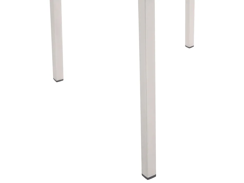 Set da pranzo da giardino 4 posti MALETTO/GROSSETO Acciaio inox Argento_956942