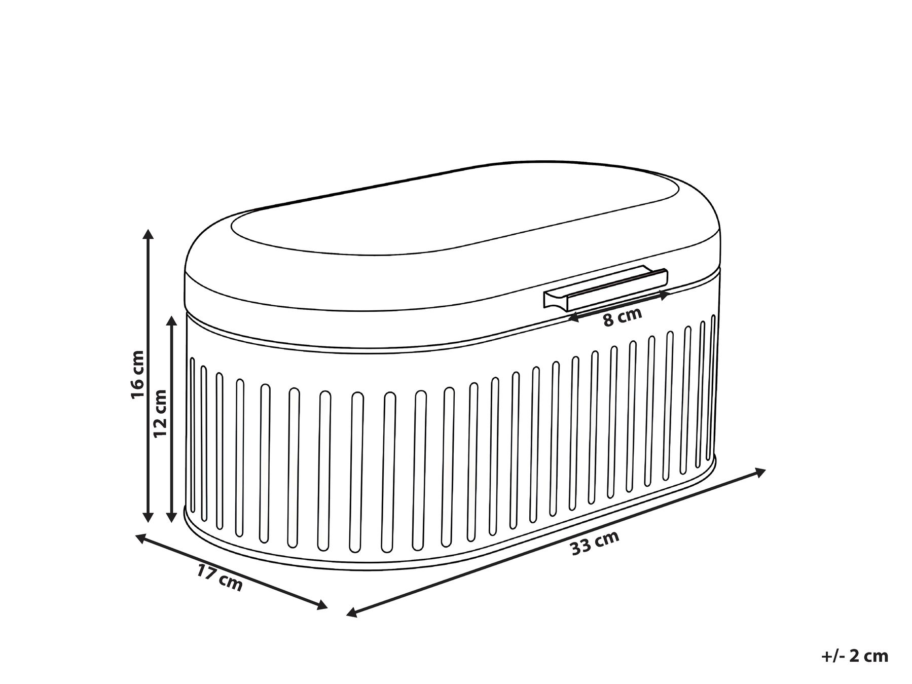Bread Bin DOUCEUR Iron White_1069842