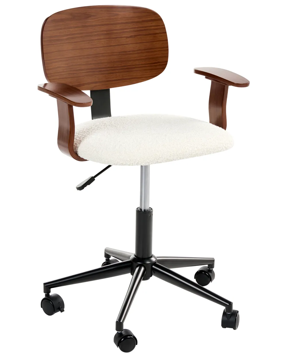 Desk Chair GUNNISON Boucle Off-White_1049092
