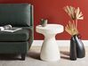 Accent Side Table Off-White Terrazzo Effect BIVIERE_918802